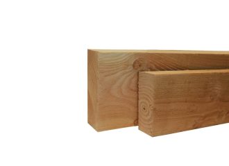 Douglas liggers geschaafd 45x120mm groen geïmpregneerd Lengte 400cm