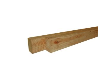 Douglas liggers fijn bezaagd 45x75mm groen geïmpregneerd Lengte 250cm