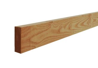 Douglas liggers fijn bezaagd 50x150mm groen geïmpregneerd Lengte 300cm