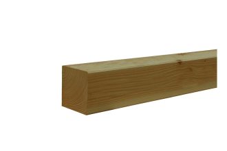 Douglas palen geschaafd 65x65mm groen geïmpregneerd Lengte 300cm