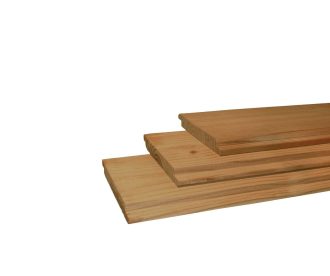 Douglas Halfhouts rabat geschaafd 18x195mm groen geïmpregneerd Lengte 400cm