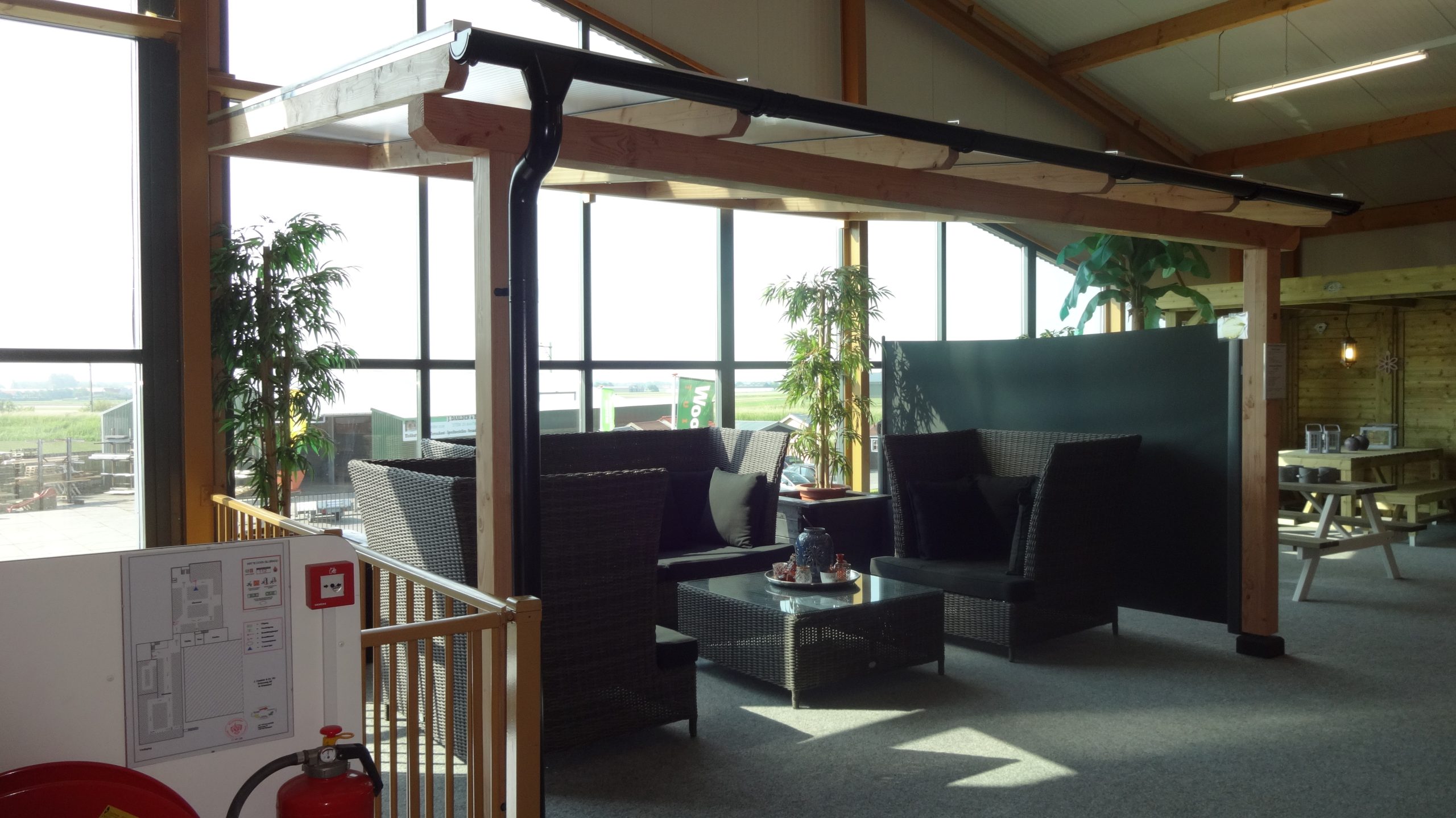 Douglas aanbouw overkapping Beril