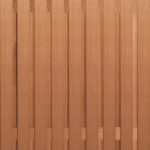 19-planks Hardhouten recht scherm 180x180