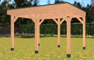 Hillhout Premium Tuinverblijf 307cm diep 2 segmenten