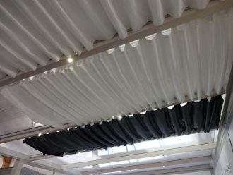 Veranda zonnedoeken 500x400 wit
