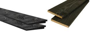 Douglas planken zwart