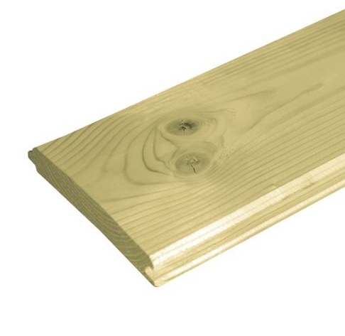 Geïmpregneerde planken mes&groef