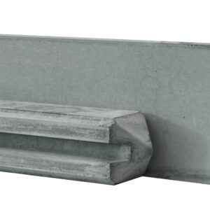 Grijs ongecoat stapelsysteem