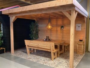 Douglas overkappingen ''Doe het zelf'' Plat dak