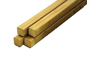 Geïmpregneerde palen 44x44mm