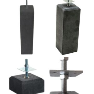 Betonpoeren en fundatie