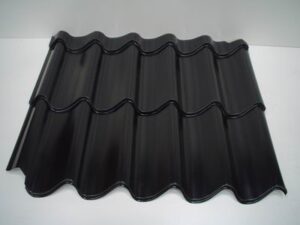 Dakpanprofielplaten zwart
