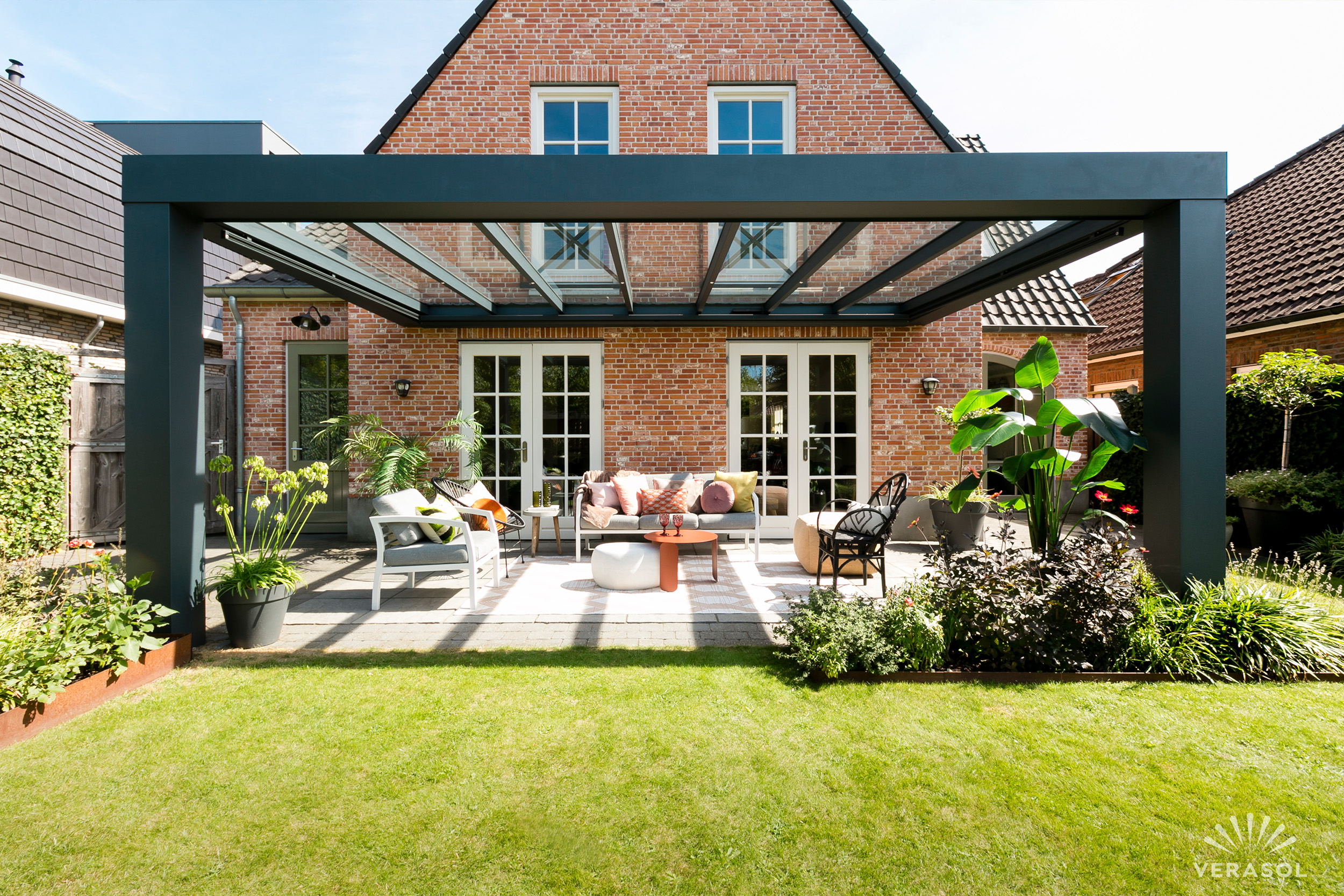 Aluminium Cube terrasoverkapping 350cm diep