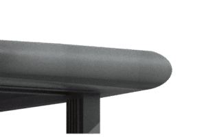 Linea gootlijst rond, 23cm overstek