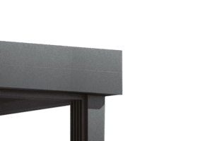 Linea gootlijst vlak, 5cm overstek