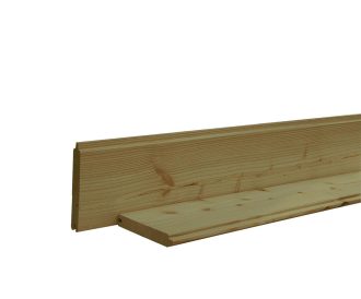 Douglas geschaafde blokhutprofielen 28x195mm groen geïmpregneerd Lengte 300cm