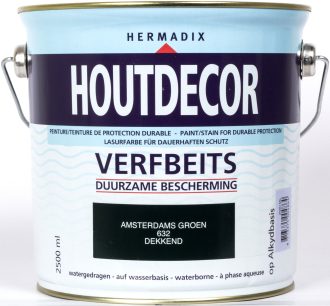 Houtdecor Amsterdams groen 632, 2,5 liter