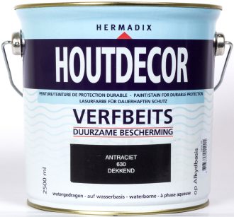 Houtdecor Antraciet 630, 2,5 liter
