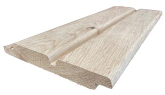 Eiken dubbel Rhombus profiel