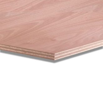 Meranti multiplex platen 122x244cm, 12mm