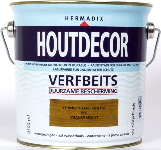 Houtdecor Transparant groen 656, 2,5 liter