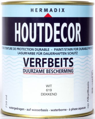 Houtdecor Wit 619, 0,75 liter