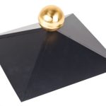 Afdekkap + messingbol