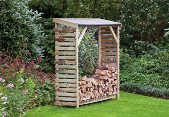 Openhaardhout berging