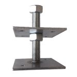 6x Verstelbare paalvloerhouder